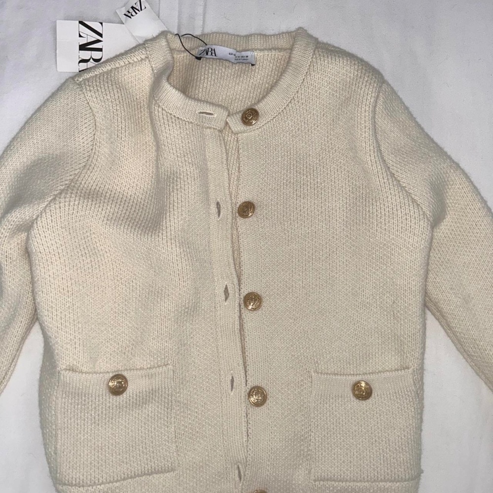 NEW ZARA COLLECTION KNIT CARDIGAN